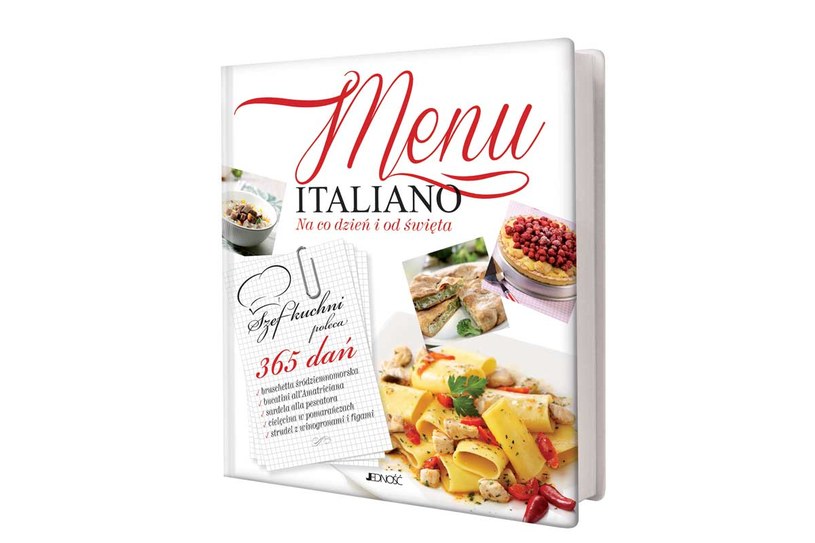 Okładka książki "Menu italiano. Na co dzień i od święta" /materiały prasowe