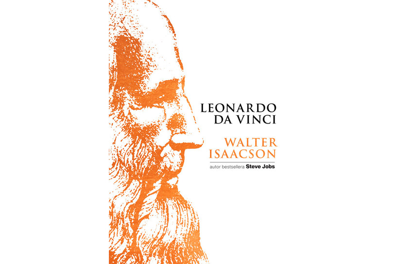Okładka książki o Leonardo da Vinci /materiały prasowe