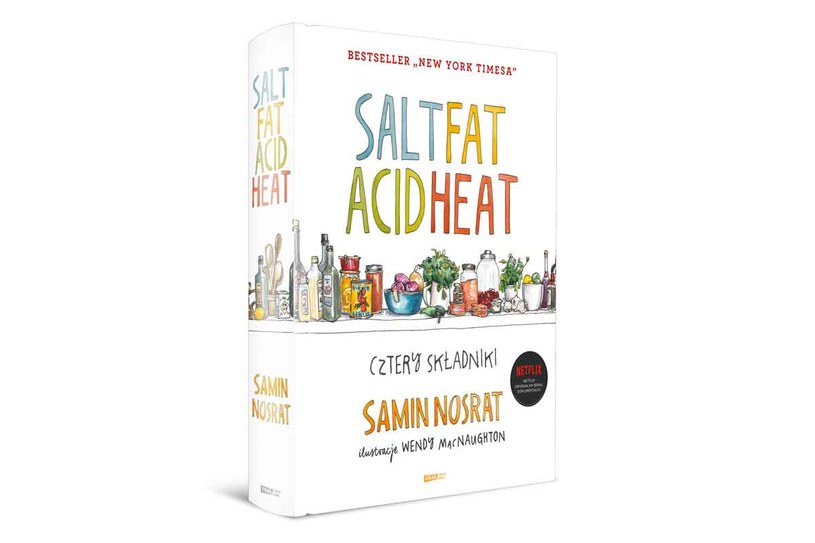 Okładka książki "Salt Fat Acid Heat. Cztery składniki" /materiały prasowe