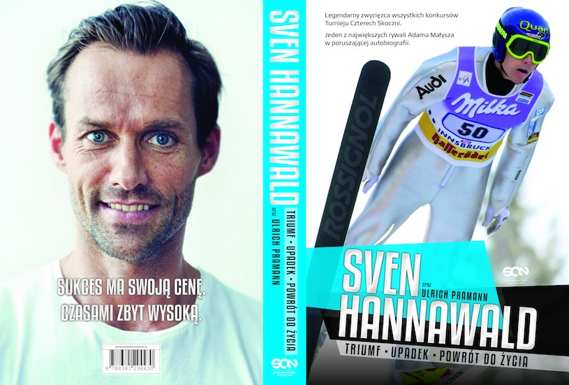 Okładka książki Svena Hannawalda "Triumf. Upadek. Powrót do życia" (wyd. SQN) /Wydawnictwo SQN /materiały prasowe