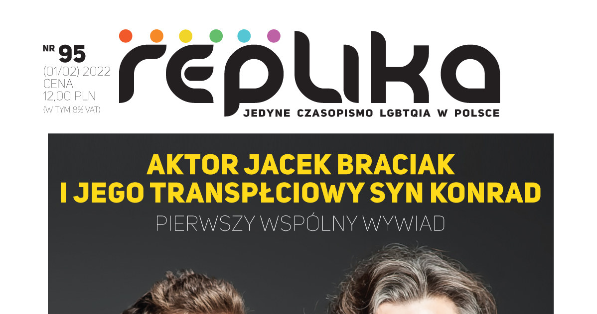 Okładka magazynu "Replika" /materiał zewnętrzny