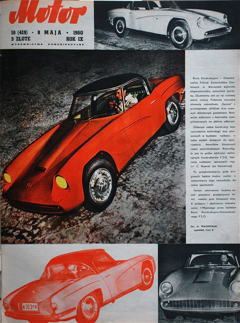 Okładka "Motoru" z 8 maja 1960 r. /Motor