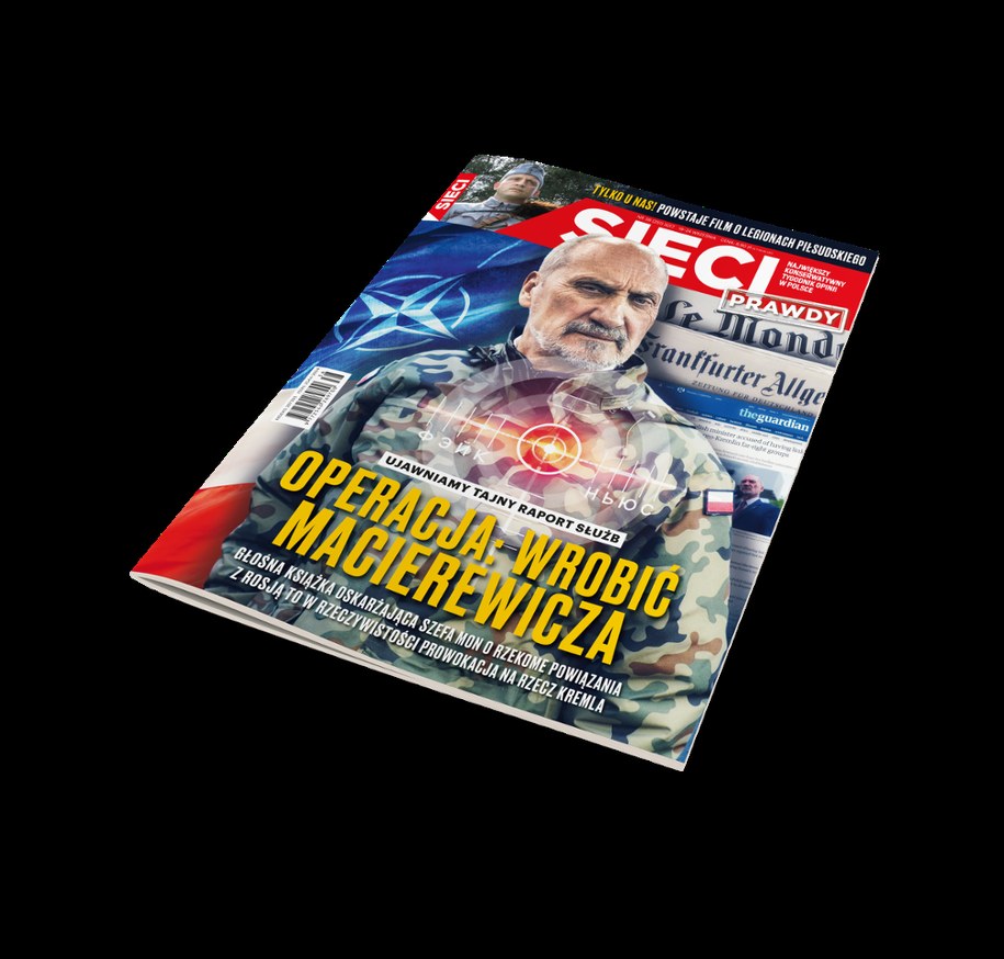 Okładka najnowszego numeru tygodnika "Sieci" /Materiały prasowe