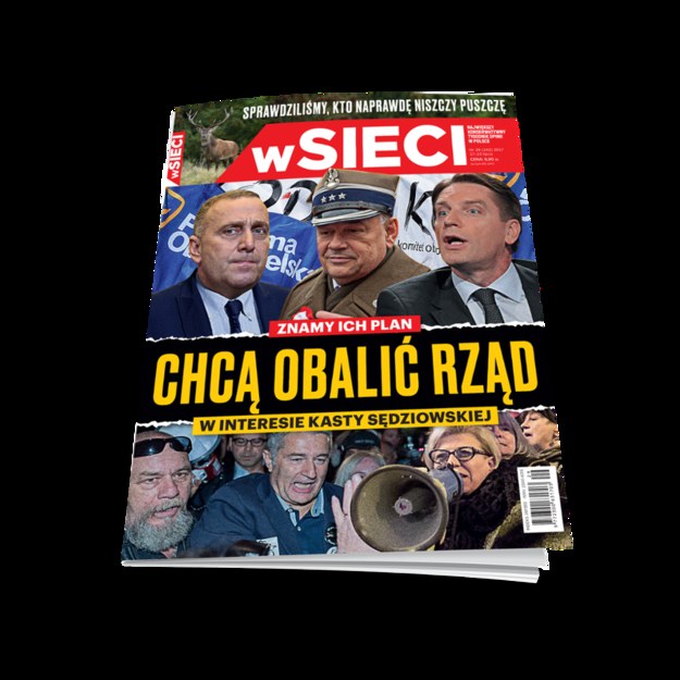 Okładka najnowszego numeru "wSieci" /wSieci /Materiały prasowe