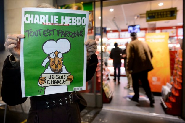 Okładka najnowszego wydania "Charlie Hebdo" /LAURENT GILLIERON /PAP/EPA