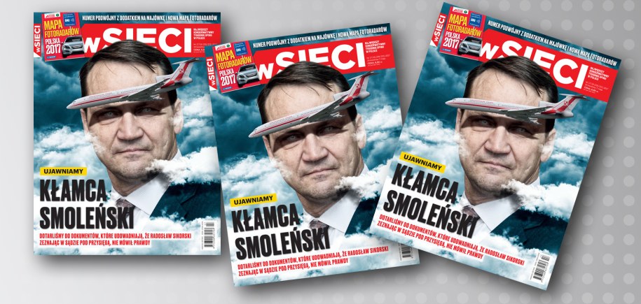 Okładka najnowszego wydania tygodnika /wSieci /Materiały prasowe