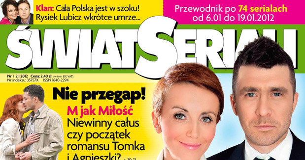 Okładka nowego numeru /Świat Seriali