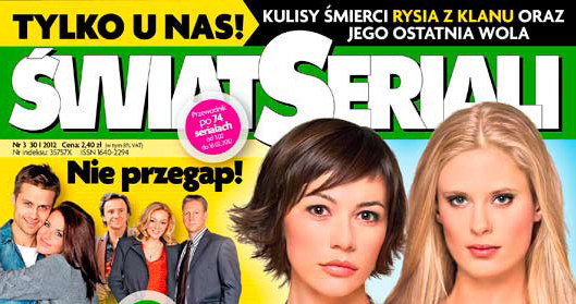 Okładka nowego numeru /Świat Seriali
