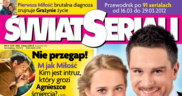 Okładka nowego numeru /Świat Seriali