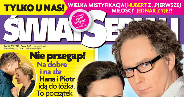 Okładka nowego numeru /Świat Seriali