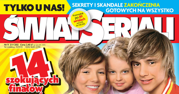 Okładka nowego numeru /Świat Seriali