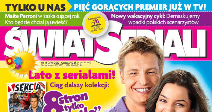 Okładka nowego numeru /- /Świat Seriali