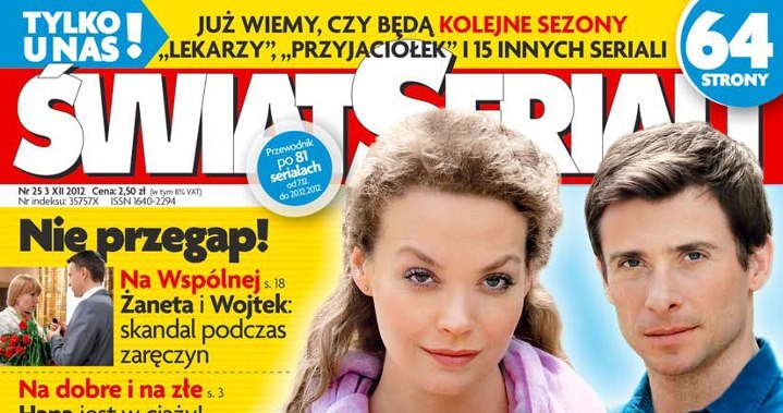 Okładka nowego numeru /Świat Seriali
