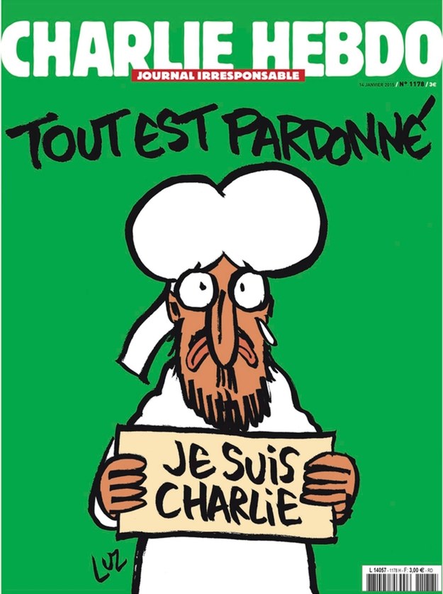 Okładka nowego wydania "Charlie Hebdo" /CHARLIE HEBDO  /PAP/EPA