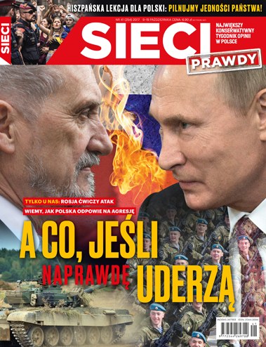 Okładka nowego wydania tygodnia /Sieci /Materiały prasowe