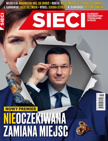 Okładka nowego wydania tygodnika "Sieci" /Sieci /Materiały prasowe