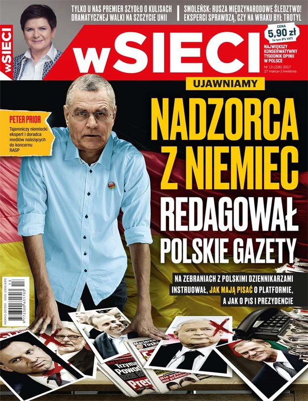 Okładka nowego wydania tygodnika /wSieci /Materiały prasowe