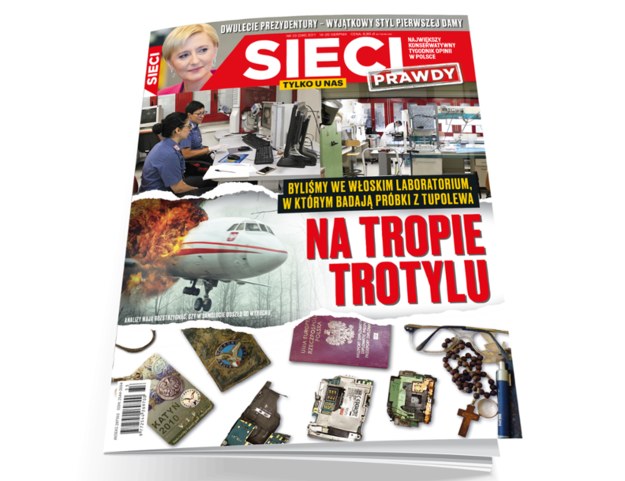 Okładka nowego wydania tygodnika /"Sieci" /