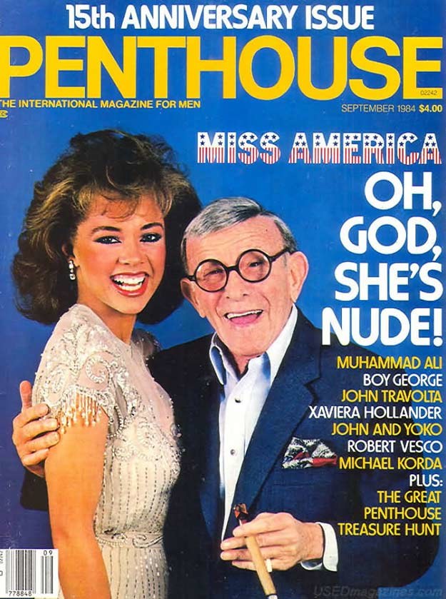 Okładka "Penthouse'a" z września 1984 r. /fot. Usedmagazines.com /