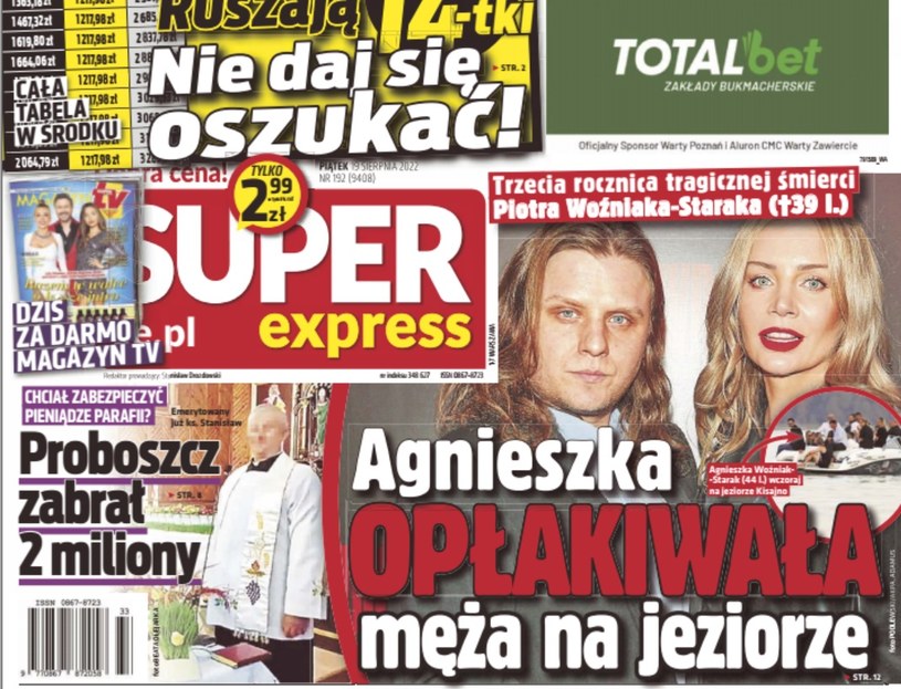 Okładka piątkowego "Super Expressu" /materiał zewnętrzny