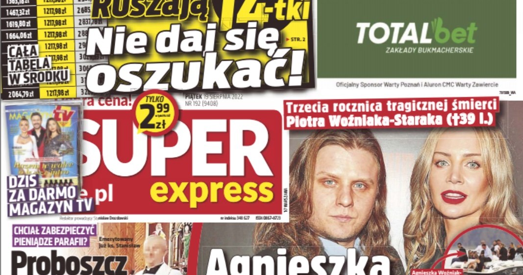 Okładka piątkowego "Super Expressu" /materiał zewnętrzny