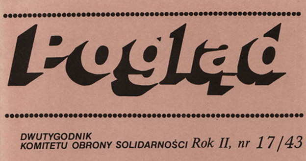 Okładka pisma "Pogląd" - nr 43 z 1983 r. Źródło: www.poglad-berlinwest.de /INTERIA.PL