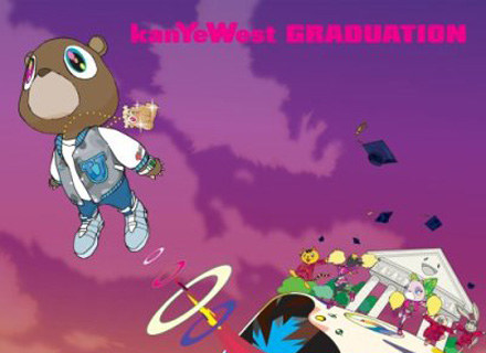 Okładka płyty "Graduation" Kanye Westa /