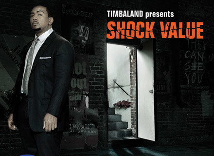 Okładka płyty "Shock Value" Timbalanda /