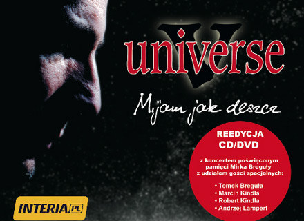 Okładka reedycji płyty "Mijam jak deszcz" Universe /