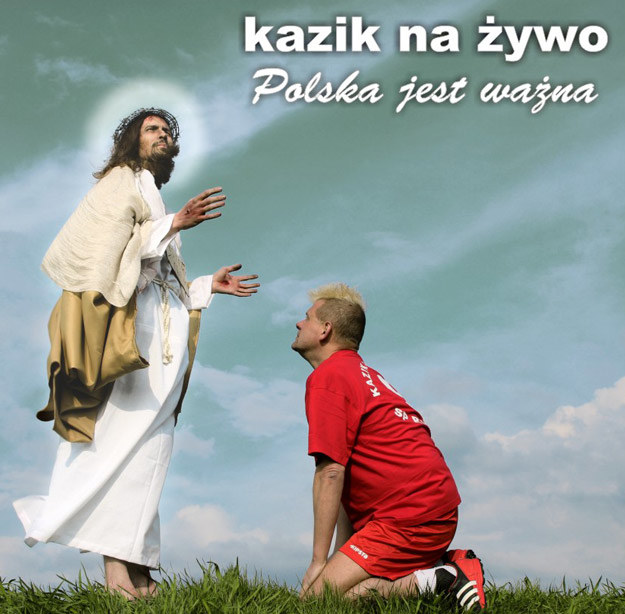 Okładka singla "Polska jest ważna" grupy Kazik Na Żywo /