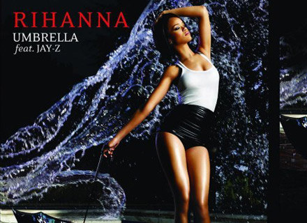 Okładka singla "Umbrella" Rihanny /
