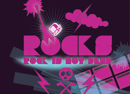 Okładka składanki "Rock Is Not Dead" /
