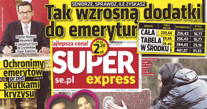 Okładka "Super Expresssu" /materiał zewnętrzny