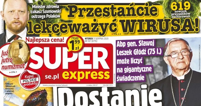 Okładka "Super Expressu" /materiały prasowe