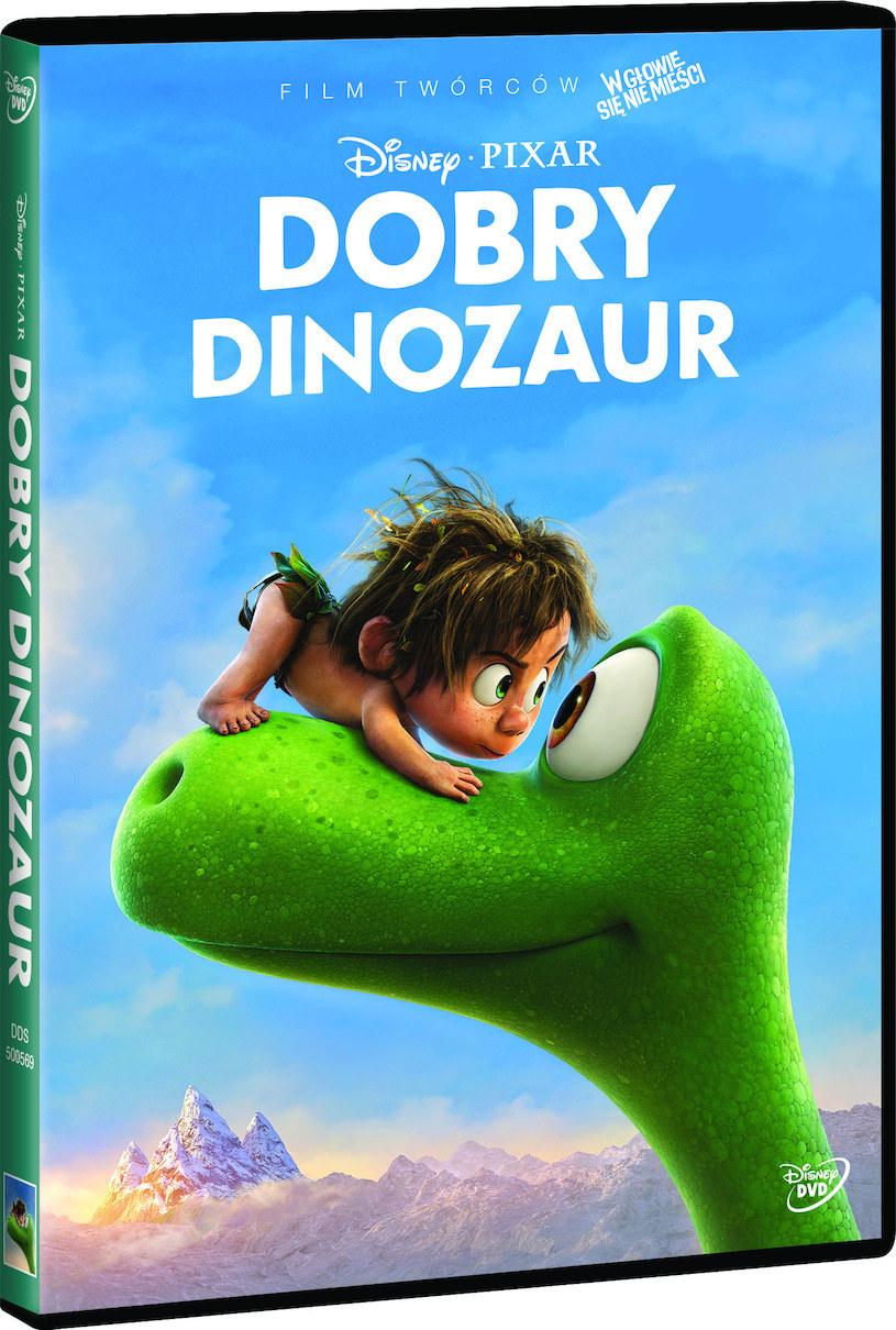 Okładka wydania DVD filmu "Dobry dinozaur" /materiały dystrybutora