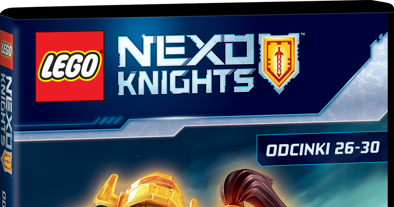 Okładka wydania DVD nowych przygód NEXO KNIGHTS /materiały prasowe