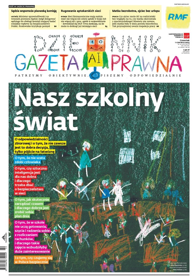 Okładka wyjątkowego wydania "DGP" /Materiały prasowe