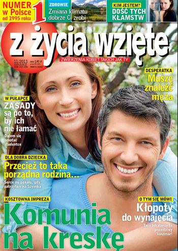 Okładka "Z życia wzięte" /Z życia wzięte