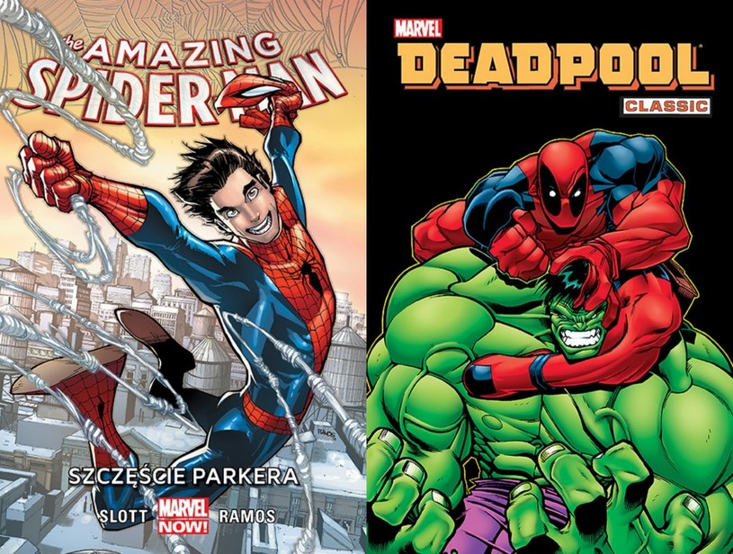 Okładki albumów Amazing Spider-Man i Deadpool Classic /materiały prasowe