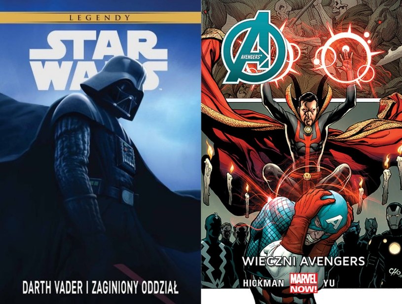 Okładki albumów Star Wars i Avengers /materiały prasowe