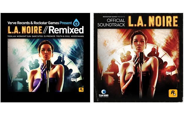 Okładki dwóch nadchodzących ścieżek muzycznych z gry L.A. Noire /Informacja prasowa