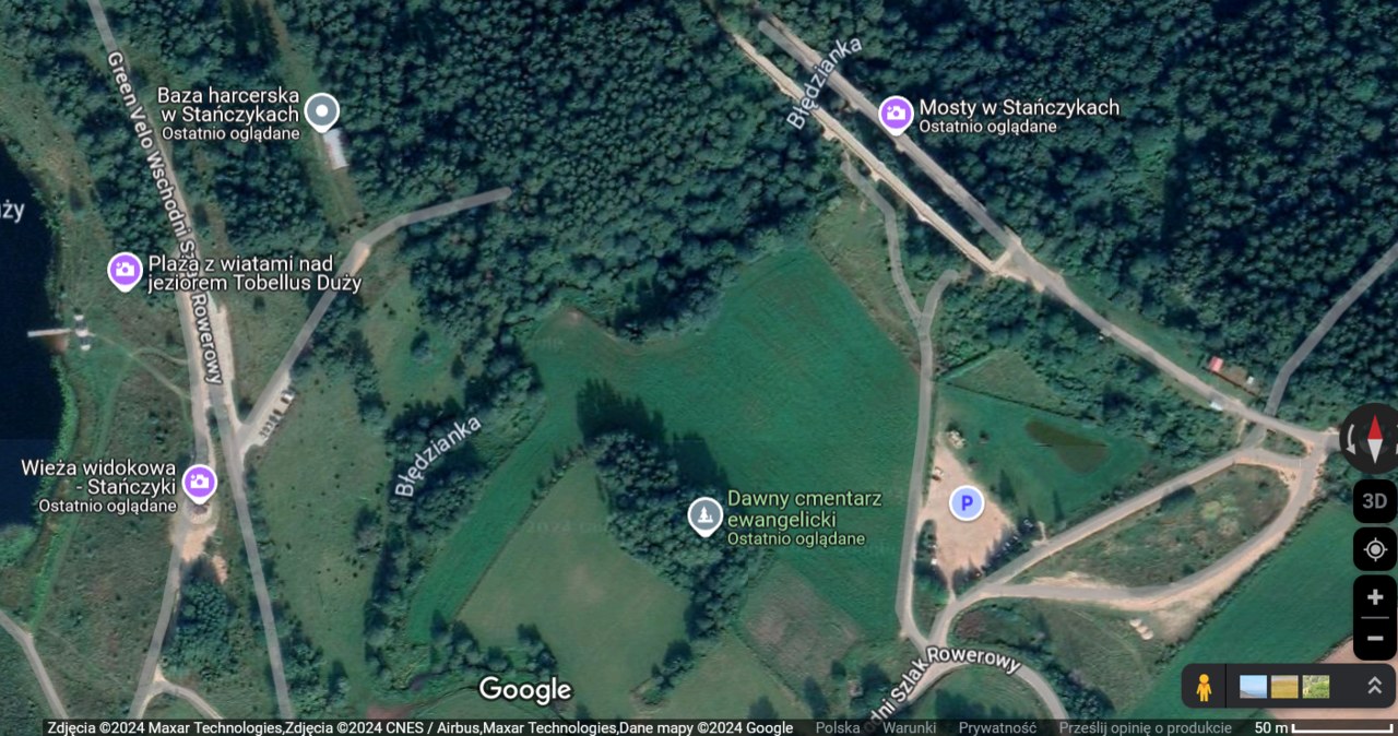 Okolica mostów w Stańczykach /Google Maps /materiał zewnętrzny