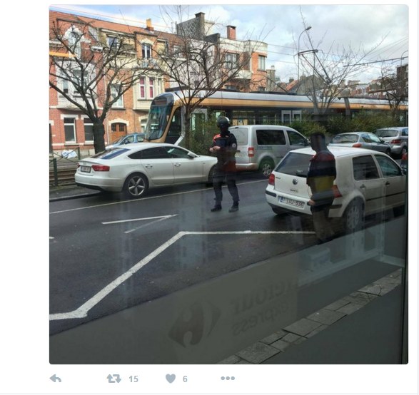 Okolica, w której ma miejsce akcja antyterrorystów /źródło: Contact News na Twitterze  /Twitter