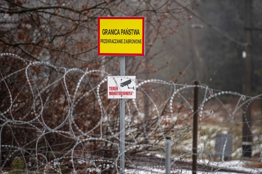 Okolice przejścia granicznego z Białorusią w Kuźnicy /Wojtek Jargiło /PAP