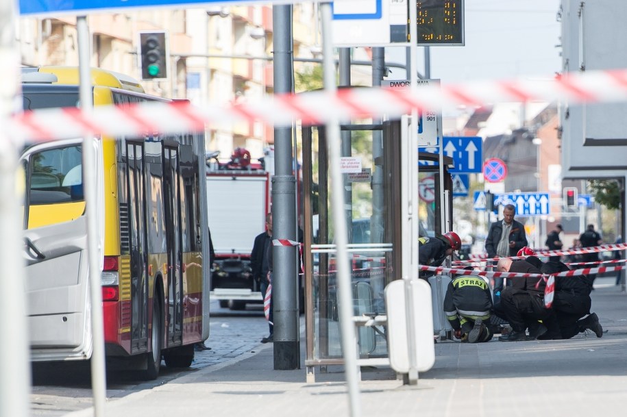 Okolice przystanku autobusowego na ulicy Kościuszki we Wrocławiu /Maciej Kulczyński /PAP