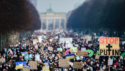Około 500 tys. osób demonstrowało w Berlinie przeciw wojnie na Ukrainie