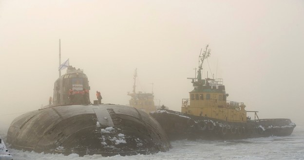 Okręt podwodny z rakietami manewrującymi „Omsk” powraca z patrolu 22 grudnia br. Fot. function.mil.ru /materiały prasowe