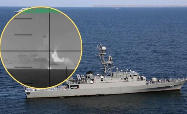 Okręt zatopiony przez torpedę. To pierwszy raz od II wojny światowej