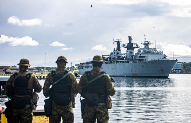 Okręty NATO w porcie w Tallinie (fot. Estonian Defence Forces) /