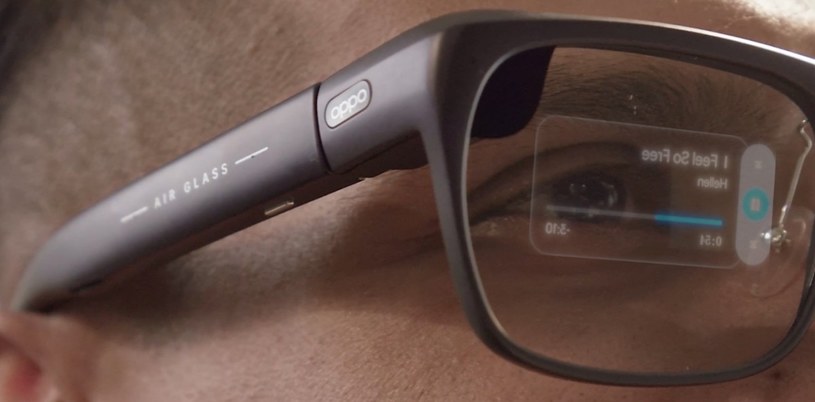 Okulary XR z AI Oppo Air Glass 3 pokazane w trakcie MWC 2024. /Oppo /materiały prasowe